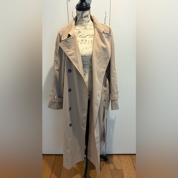 H&M DOUBLE-BREASTED TRENCH COAT - Picture 4 of 5